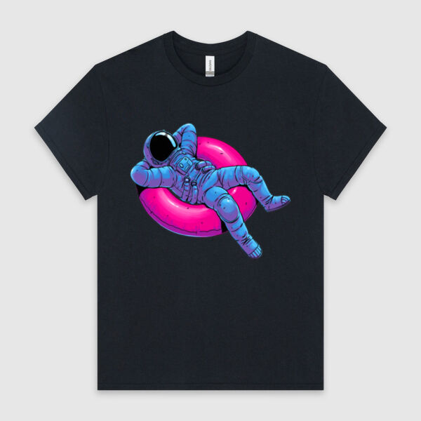 Floatynaut Tee (Black / White) Thumbnail